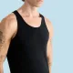 Sloggi Go ABC Tank 04 Ανδρικές βαμβακερές φανέλές χωρίς μανίκι μαύρο οικονομική συσκευασία  2 Τεμ 10217768 0004
