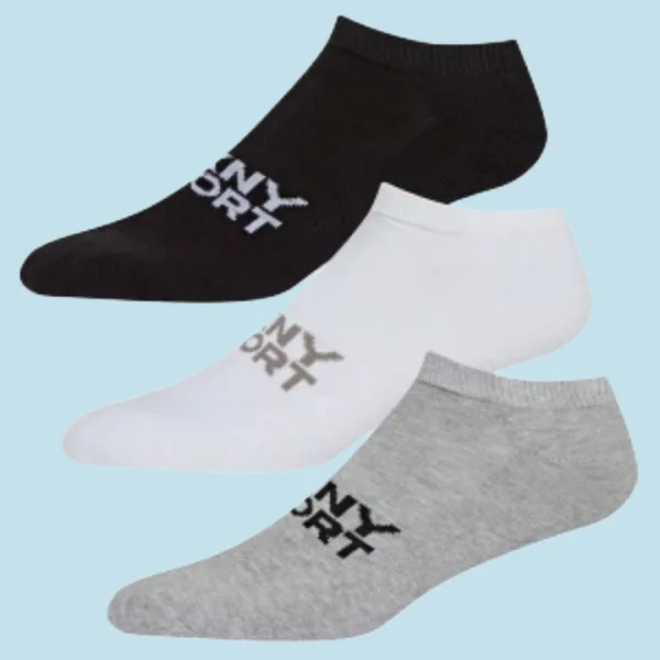 DKNY Αντρικές Κάλτσες Κοντές Πακέτο 3 τεμαχίων λευκό,μαύρο,γκρί με λογότυπο S5-61546 Νο 40-45 DKNY Αντρικές Κάλτσες Κοντές Πακέτο 3 τεμαχίων λευκό,μαύρο,γκρί με λογότυπο S5-61546 Νο 40-45