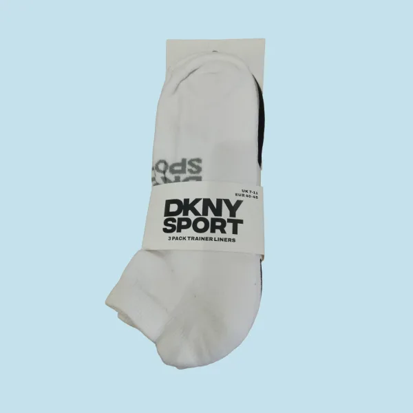 DKNY Αντρικές Κάλτσες Κοντές Πακέτο 3 τεμαχίων λευκό,μαύρο,γκρί με λογότυπο S5-61546 Νο 40-45 DKNY Αντρικές Κάλτσες Κοντές Πακέτο 3 τεμαχίων λευκό,μαύρο,γκρί με λογότυπο S5-61546 Νο 40-45