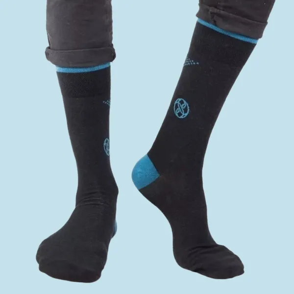 Soma Ανδρικές βαμβακερές Κάλτσες fashion με σχέδια casual απλά Σετ 4 τεμ σε υπέροχο κουτί συσκευασίας Δώρου 