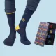 Soma Ανδρικές βαμβακερές Κάλτσες fashion με σχέδια casual απλά Σετ 4 τεμ σε υπέροχο κουτί συσκευασίας Δώρου 