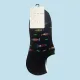 Ysabel Mora Ανδρικές βαμβακερές κάλτσες Invisible fashion μαύρη ψαράκια 22183 41-46 Size