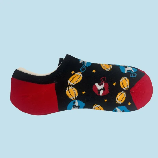 Ysabel Mora Ανδρικές βαμβακερές κάλτσες Invisible fashion μαύρες Μπειζμπολ 22918 41-46 Size