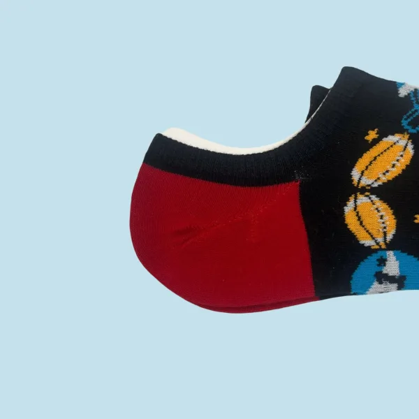 Ysabel Mora Ανδρικές βαμβακερές κάλτσες Invisible fashion μαύρες Μπειζμπολ 22918 41-46 Size