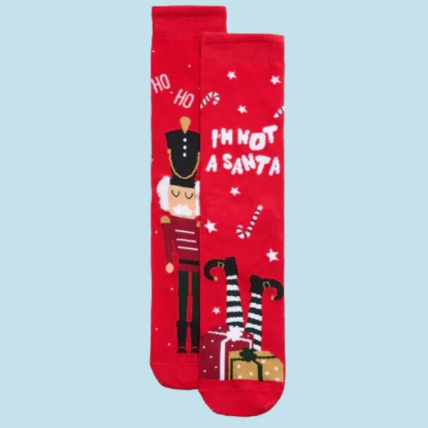 Ysabel Mora Ανδρικές Κάλτσες με σχέδια *41-46* 'Αγιος Βασίλης & καρυοθραύστης σε κουτί δώρου 22965 Ysabel Mora Ανδρικές Κάλτσες με σχέδια *41-46* 'Αγιος Βασίλης & καρυοθραύστης σε κουτί δώρου 22965