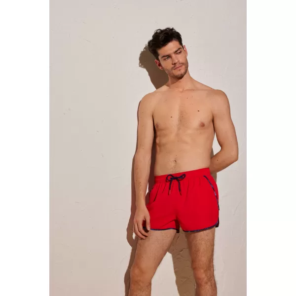 Ysabel Mora Ανδρικό Μαγιό Κόκκινο 90113 Men's Swimwear Collection 2023 Ysabel Mora Ανδρικό Μαγιό Κόκκινο 90113 Men's Swimwear Collection 2023