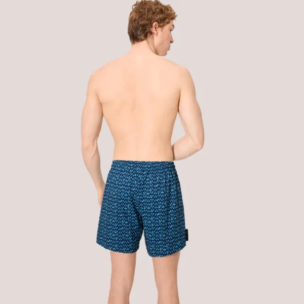 Ysabel Mora Ανδρικό Μαγιό Σόρτς μπλέ με ενσωματομένο σορτς για σπορ σχέδιο ρακέτες του τένις 90404