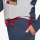 Muydemi Sleepwear Ανδρική Βαμβακερή Πιτζάμα Ποδόσφαιρο Γκρί  330025