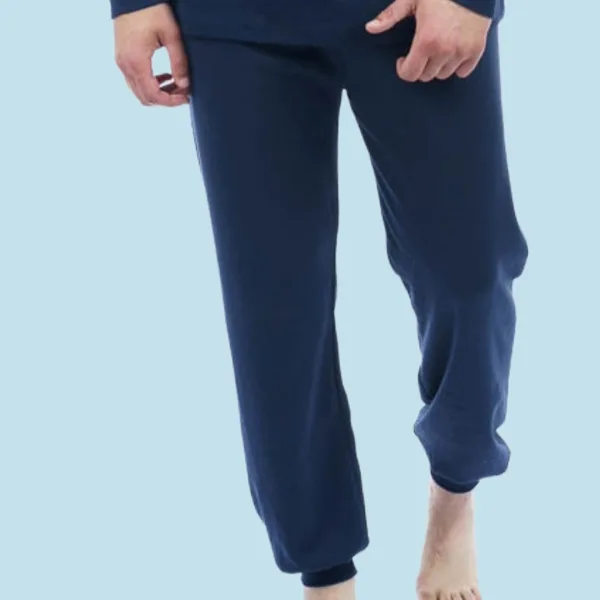 Sara Ανδρική βαμβακερή Χειμερινή μπλέ Πυτζάμα fashion the uncle Scrooge McDuck 1267 blue