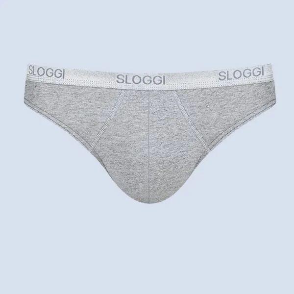 Sloggi Basic Mini Σλιπ Ανδρικό γκρί grey Stretch cotton 10004711-0034/34