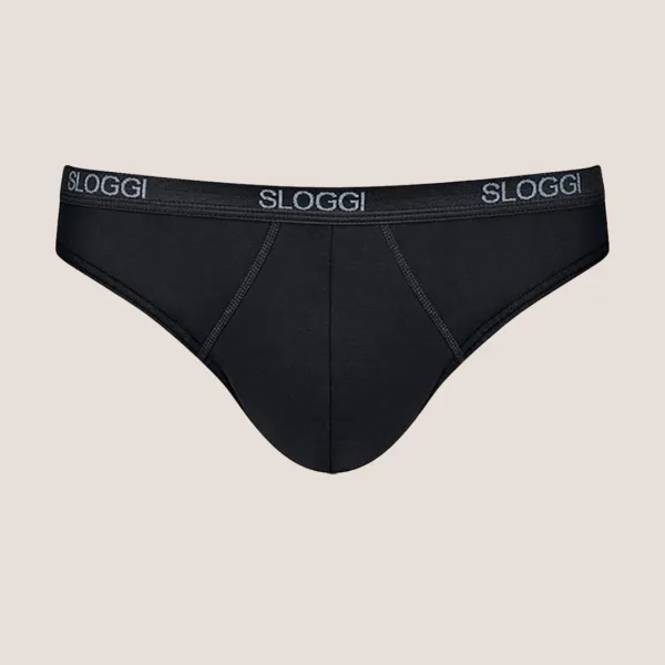 Sloggi Basic Mini Σλιπ Ανδρικό Μαύρο Stretch cotton 1004711-0004 Sloggi Basic Mini Σλιπ Ανδρικό Μαύρο Stretch cotton 1004711-0004
