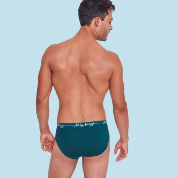 Sloggi Midi Σλιπ Ανδρικό 2 τεμάχια και για Μεγάλα Μεγέθη 10050546-V017/7I