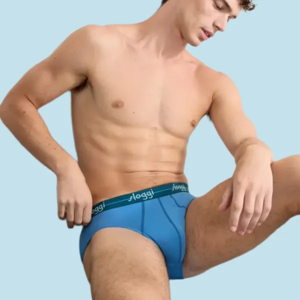 Sloggi Midi Σλιπ Ανδρικό 2 τεμάχια και για Μεγάλα Μεγέθη 10050546-V017/7I