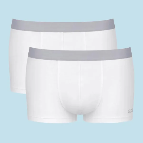 Sloggi Μακρύα βαμβακερά Μποξεράκια Ανδρικά 2 Τεμάχια Οικονομική συσκευασία λεύκο 10217769-0003 Go ABC Short Sloggi Μακρύα βαμβακερά Μποξεράκια Ανδρικά 2 Τεμάχια Οικονομική συσκευασία λεύκο 10217769-0003 Go ABC Short