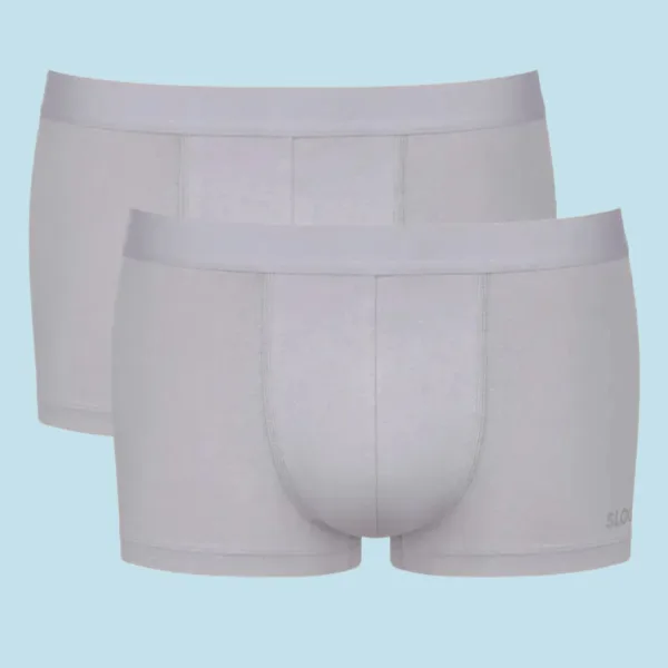 Sloggi Μποξεράκι Ανδρικό 2 Τεμάχια Οικονομική συσκευασία Γκρι Βαμβακερό 10217770 Go ABC