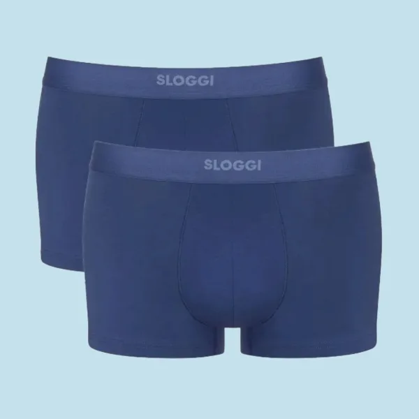 Sloggi Ever Ease Hipster Μποξεράκι Ανδρικό 2 Τεμάχια και για Μεγάλα Μεγέθη Μπλέ  10222379-6312 Sloggi Ever Ease Hipster Μποξεράκι Ανδρικό 2 Τεμάχια και για Μεγάλα Μεγέθη Μπλέ  10222379-6312