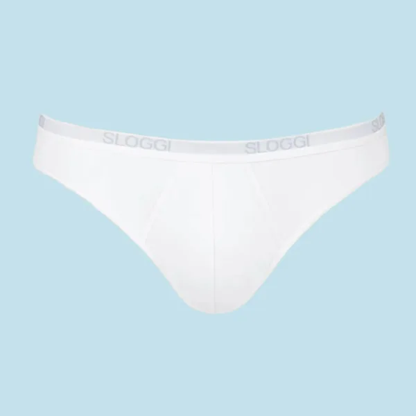 Sloggi Basic Mini Σλιπ Ανδρικό Λεύκο Stretch cotton 1004711-0003