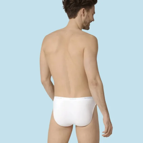Sloggi Basic Mini Σλιπ Ανδρικό Λεύκο Stretch cotton 1004711-0003