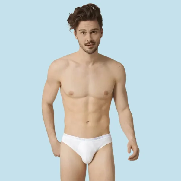 Sloggi Basic Mini Σλιπ Ανδρικό Λεύκο Stretch cotton 1004711-0003
