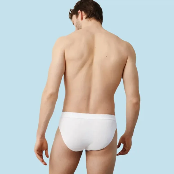 Ysabel Mora ανδρικο κλασσικό λευκό σλιπ Slip βαμβακερό cotton 20150 White