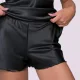 Milena by Paris Γυναικείο Σατέν Σετ Babydoll μαύρο με δαντέλα & σόρτς 004197 Black Milena by Paris Γυναικείο Σατέν Σετ Babydoll μαύρο με δαντέλα & σόρτς 004197 Black