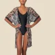 Milena by Paris Γυναικείο Καφτάνι Κιμονό Ανοιχτό Animal Print όλο δίχτυ 040218 Milena by Paris Γυναικείο Καφτάνι Κιμονό Ανοιχτό Animal Print όλο δίχτυ 040218