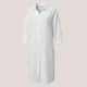 Γυναικείο καφτάνι Viscose & Cotton πουκαμίσα μέχρι το γόνατο μονόχρωμο Λευκό SP25LN2494 White One size απο S έως XL