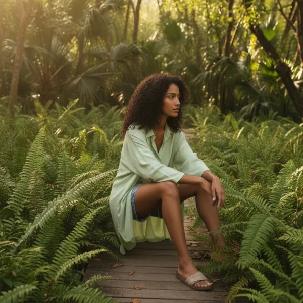 Γυναικείο Plus size καφτάνι Viscose  μέχρι το γόνατο μονόχρωμο Πράσινο Plus sizes green One size απο XL έως 3XL SP262953 green