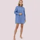 Aruelle Γυναικεια πουκαμίσα Ocean Dress με κουμπιά τύπου Marine με ρίγες Μπλέ Λευκό Summer collection 100% cotton Aruelle Γυναικεια πουκαμίσα Ocean Dress με κουμπιά τύπου Marine με ρίγες Μπλέ Λευκό Summer collection 100% cotton