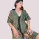 Pink Label Καφτάνι Beachwear Leopard Πράσινο ανοιχτό δετό Green Type B184 100% Viscose Pink Label Καφτάνι Beachwear Leopard Πράσινο ανοιχτό δετό Green Type B184 100% Viscose