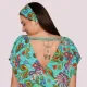 Luna Γυναικείο Καφτάνι για την θάλασσα Beachwear Floral pattern One Size S-XL UNIQUE 94498 CANA Luna Γυναικείο Καφτάνι για την θάλασσα Beachwear Floral pattern One Size S-XL UNIQUE 94498 CANA