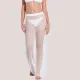 Bilitis Γυναικεία λευκή παντελόνα μακρυά διχτυ  8077 White