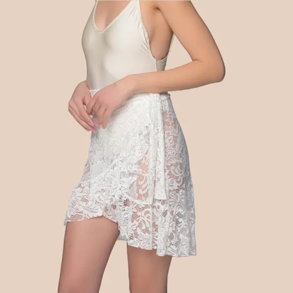 Milena by Paris Γυναικείο Pareo Lace Φούστα Εκρού 040253 Ivory