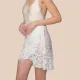 Milena by Paris Γυναικείο Pareo Lace Φούστα Εκρού 040253 Ivory