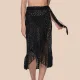 Milena by Paris Γυναικείο Long Pareo Lace Mονόχρωμο μαύρο 040255 Black