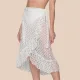 Milena by Paris Γυναικείο Long Pareo Lace Mονόχρωμο Εκρού 040255 Ivory