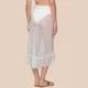Milena by Paris Γυναικείο Long Pareo Lace Mονόχρωμο Εκρού 040255 Ivory