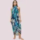 Triumph Γυναικείο Παρεό Beach My wear Multicolour 10222188-M025.N5 One size Αποχρώσεις του Μπλέ με λουλούδια Triumph Γυναικείο Παρεό Beach My wear Multicolour 10222188-M025.N5 One size Αποχρώσεις του Μπλέ με λουλούδια