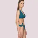 Luna Γυναικείο Δετό Σλιπ Μαγιό Mix & Match 91928 Blue Sense Side Tie Πετρόλ 91928
