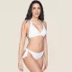 Luna Γυναικείο Λευκό Μαγιό Δετό Σλιπ Mix & Match 91928 Blue Sense Basic Collection 