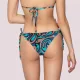 Luna Γυναικείο Μαγιό Drop Slip Brazil με κορδόνια μπλέ Swimwear Summer collection 94614 Luna Γυναικείο Μαγιό Drop Slip Brazil με κορδόνια μπλέ Swimwear Summer collection 94614