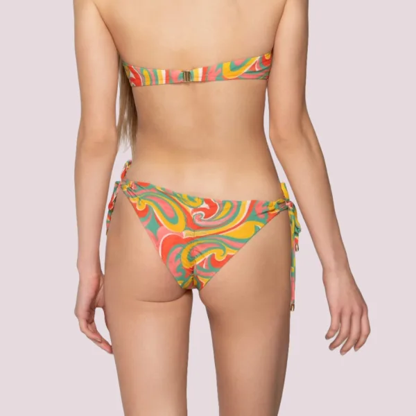 Luna Γυναικείο Μαγιό Drop Slip Brazil με κορδόνια κοραλί Swimwear Summer collection 94614 Luna Γυναικείο Μαγιό Drop Slip Brazil με κορδόνια κοραλί Swimwear Summer collection 94614