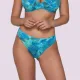 Luna Γυναικείο Μαγιό Blue Jay Slip κανονικό normal Μπλέ ασημένιες λεπτομέρειες summer collection 94635