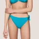 Luna  Γυναικείο Slip μαγιό Τυρκουάζ δετό side bottom Gold swimwear summer collection 94655