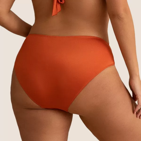 Rock Club Plus Size Μαγιό Σλίπ Ψηλόμεσο για Μεγάλα Μεγέθη Άνετη Γραμμή Τερακότα BP1327 Comfort Rock Club Plus Size Μαγιό Σλίπ Ψηλόμεσο για Μεγάλα Μεγέθη Άνετη Γραμμή Τερακότα BP1327 Comfort