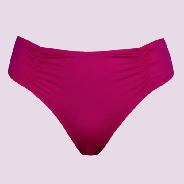 Rock Club Γυναικείο Μαγιό Kανονικό με σούρες   FUCHSIA  MAGENTA BP3176 
