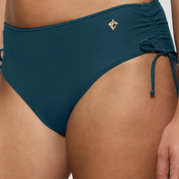 Triumph Mix & Match Summer Twist Midi Ψηλόμεσο Πετρόλ με ρυθμιζόμενο κορδόνι στο πλαί 10222264-00EN