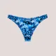 Triumph Γυναικείο Slip Brazil ψηλόμεσο με tie-dye τύπωμα σε αποχρώσεις του μπλέ  10226452.0032/32