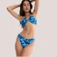 Triumph Γυναικείο Slip Brazil ψηλόμεσο με tie-dye τύπωμα σε αποχρώσεις του μπλέ  10226452.0032/32