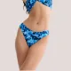Triumph Γυναικείο Slip Brazil ψηλόμεσο με tie-dye τύπωμα σε αποχρώσεις του μπλέ  10226452.0032/32